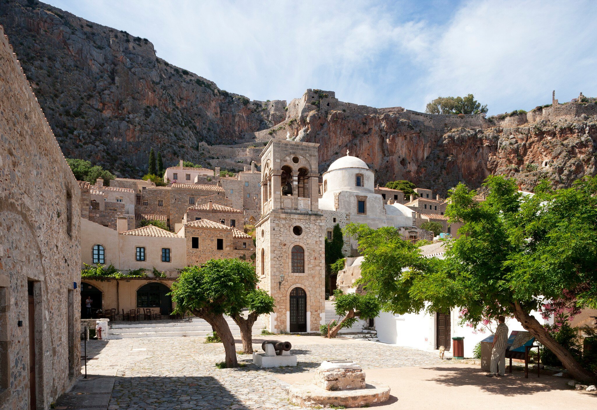 548311483
old, Village, no people, Travel, Architecture, square, built structure, building, church, rock, sky, cloud, outdoor, day, house, landmark, Tree, religion, world religion, Christianity, tower, bell tower, rock face, history, historical, s...