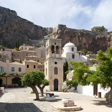 548311483
old, Village, no people, Travel, Architecture, square, built structure, building, church, rock, sky, cloud, outdoor, day, house, landmark, Tree, religion, world religion, Christianity, tower, bell tower, rock face, history, historical, s...
