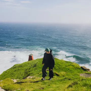 Hiking in the Faroe Islands. VisualStories/Getty Images