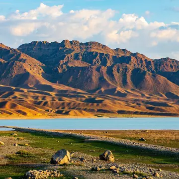 The Tien Shan foothills outside of Almaty. Roman Chekhovskoi/Shutterstock