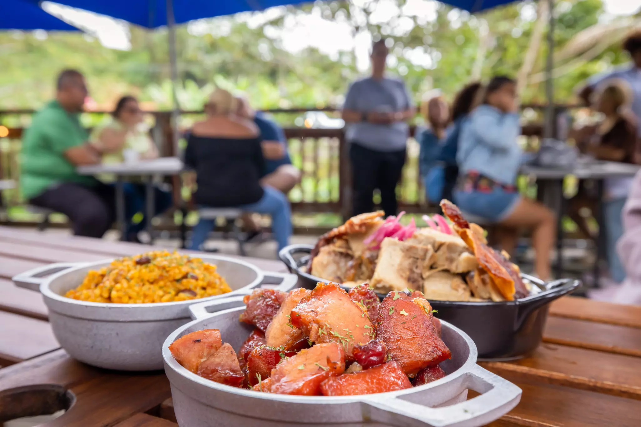 Eating along La Ruta del Lechón 9 is considered the best way to experience Guavate's famous suckling pig © Lonely Planet
