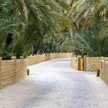 657153014
qasr
Pathway through the palm trees of the Al Ain Oasis in the United Arab Emirates
