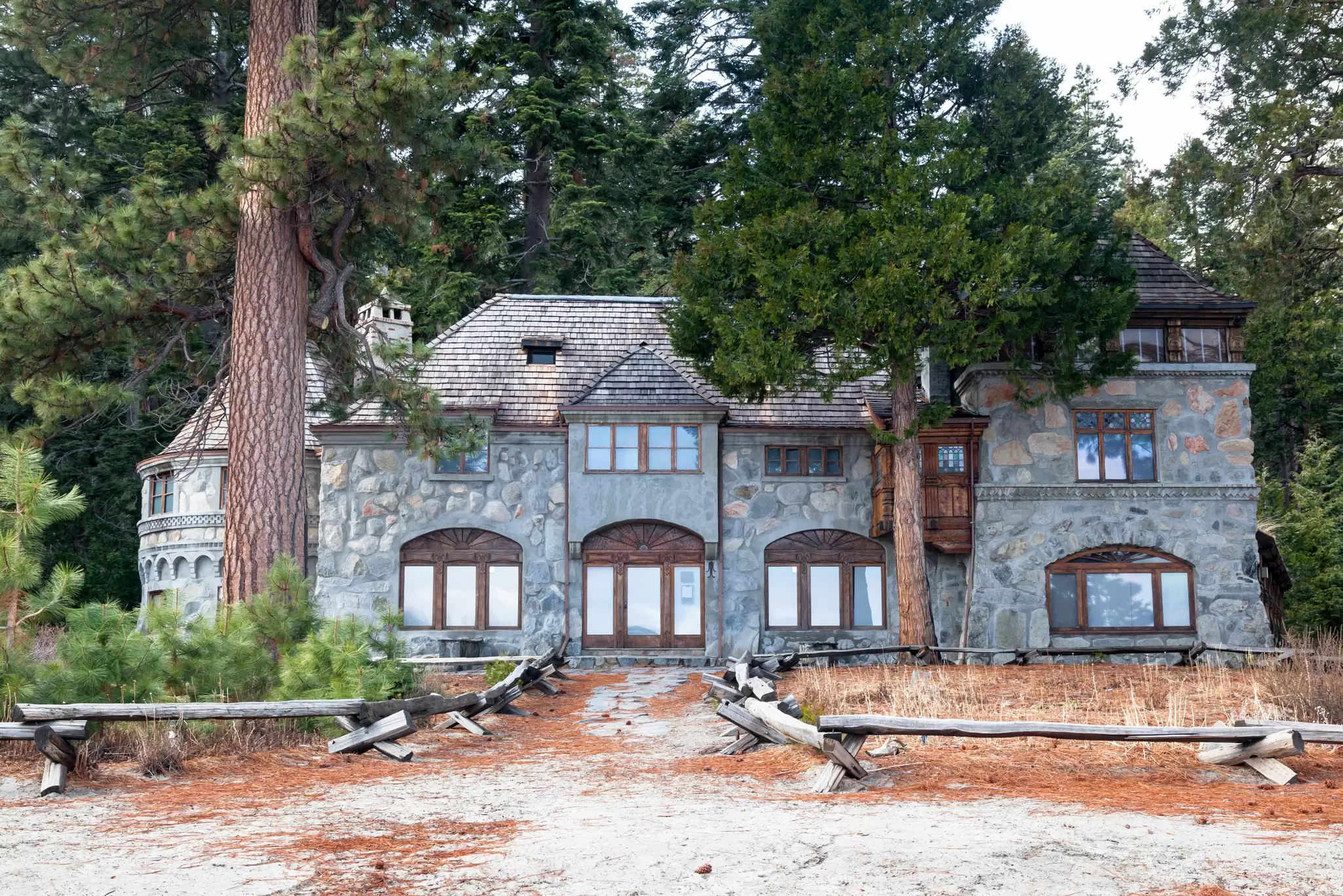 Vikingsholm is a preserved historic building at Emerald Bay, Lake Tahoe. It is an excellent example of Scandinavian architecture.