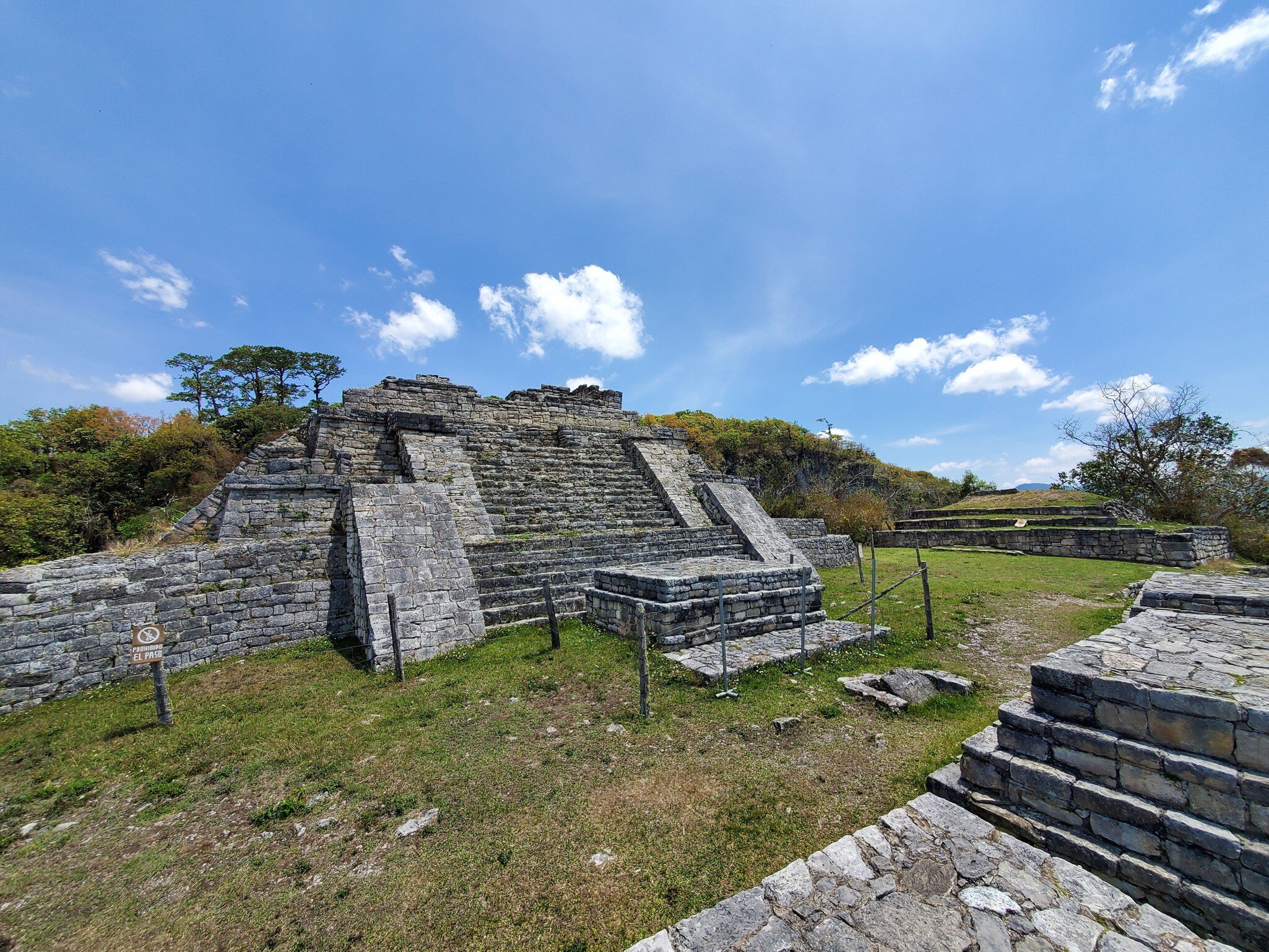 Chinkultic mayan ruins, Chiapas, Mexico near Montebello lakes