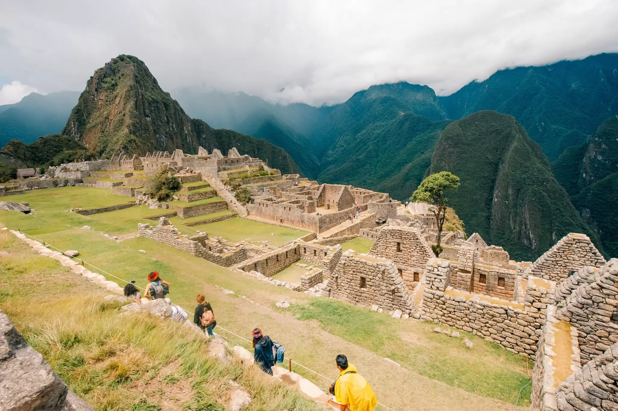 The ancient Inca citadel of Machu Picchu, Peru
