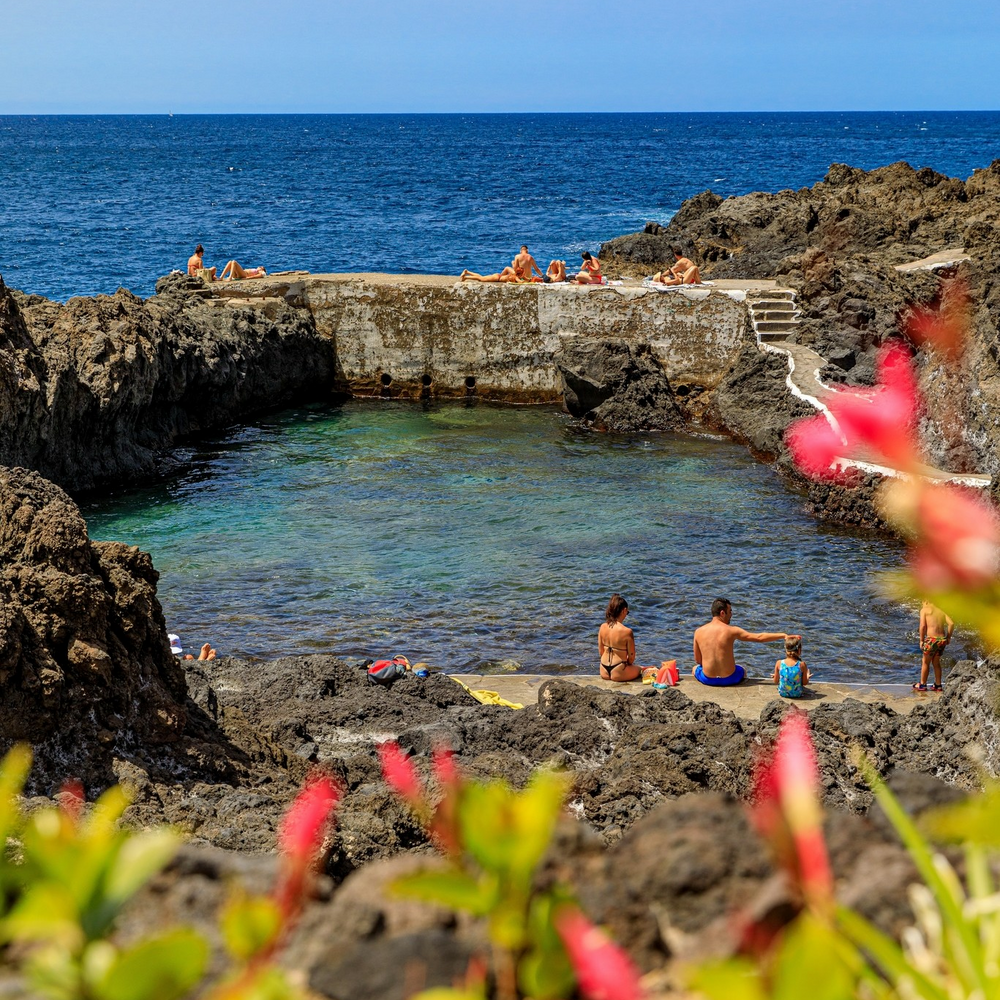 Natural pool in the Canary Islands
