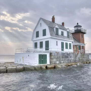 Rockland Harbor Breakwater Lighthouse