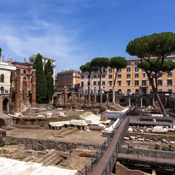 Rome's Largo di Torre Argentina includes four temples dating from the third century BCE