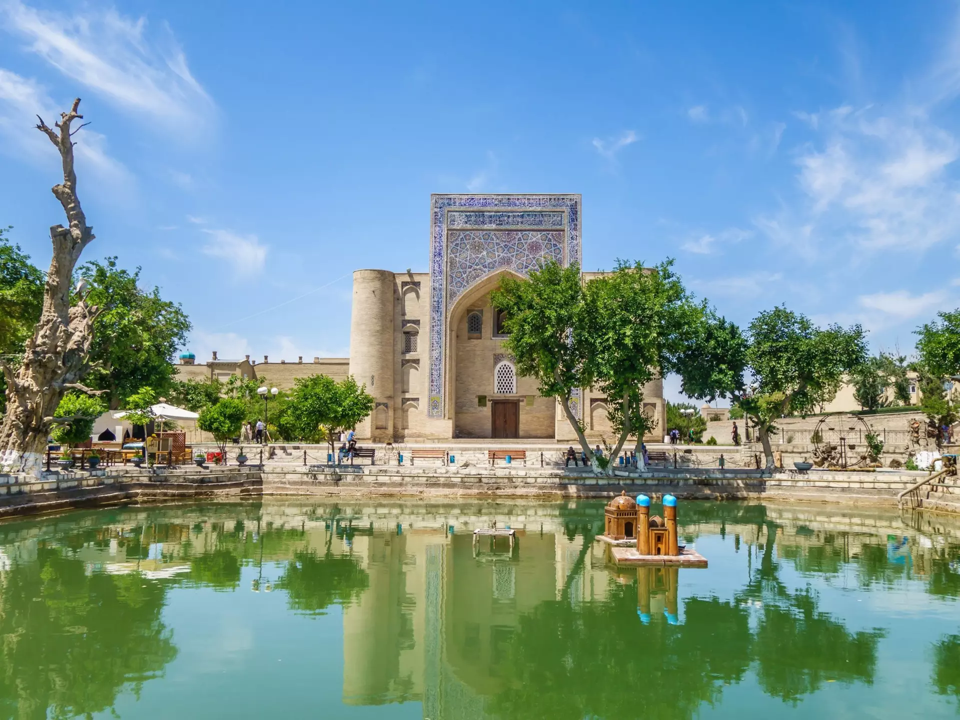 16th and 17th century architecture in Bukhara, Uzbekistan. Poliorketes/Shutterstock
