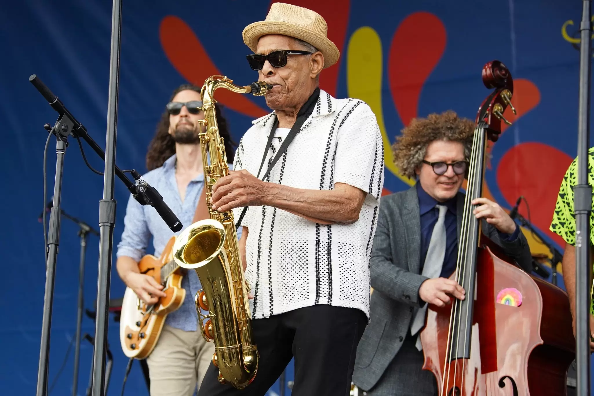Charlie Gabriel performing at the Fairgrounds Race Track in New Orleans. Adam McCullough/Shutterstock