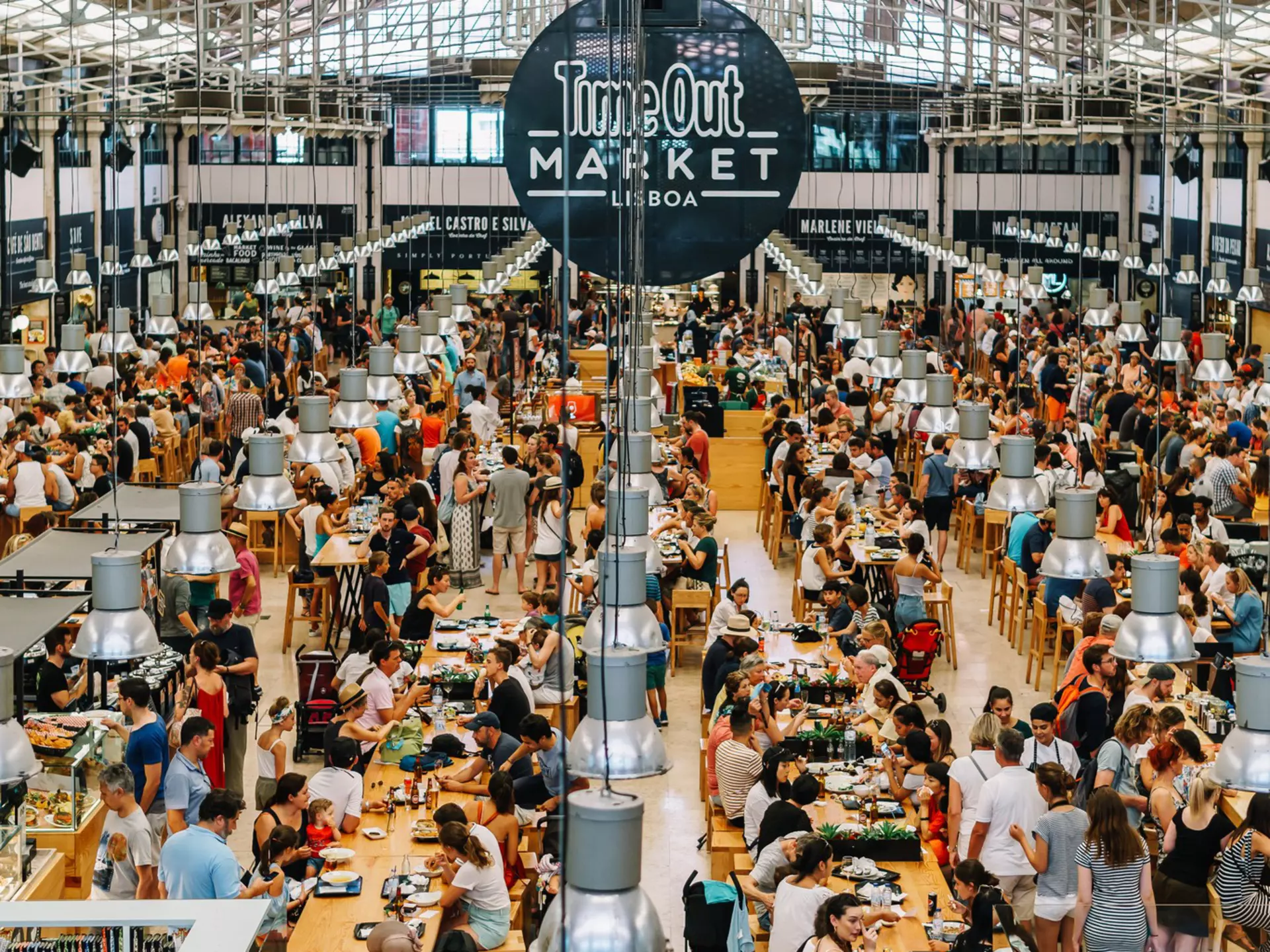 Time Out transformed Lisbon's Mercado da Ribeira into a modern food fiesta. Radu Bercan / Shutterstock