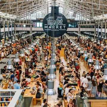 Time Out transformed Lisbon's Mercado da Ribeira into a modern food fiesta. Radu Bercan / Shutterstock
