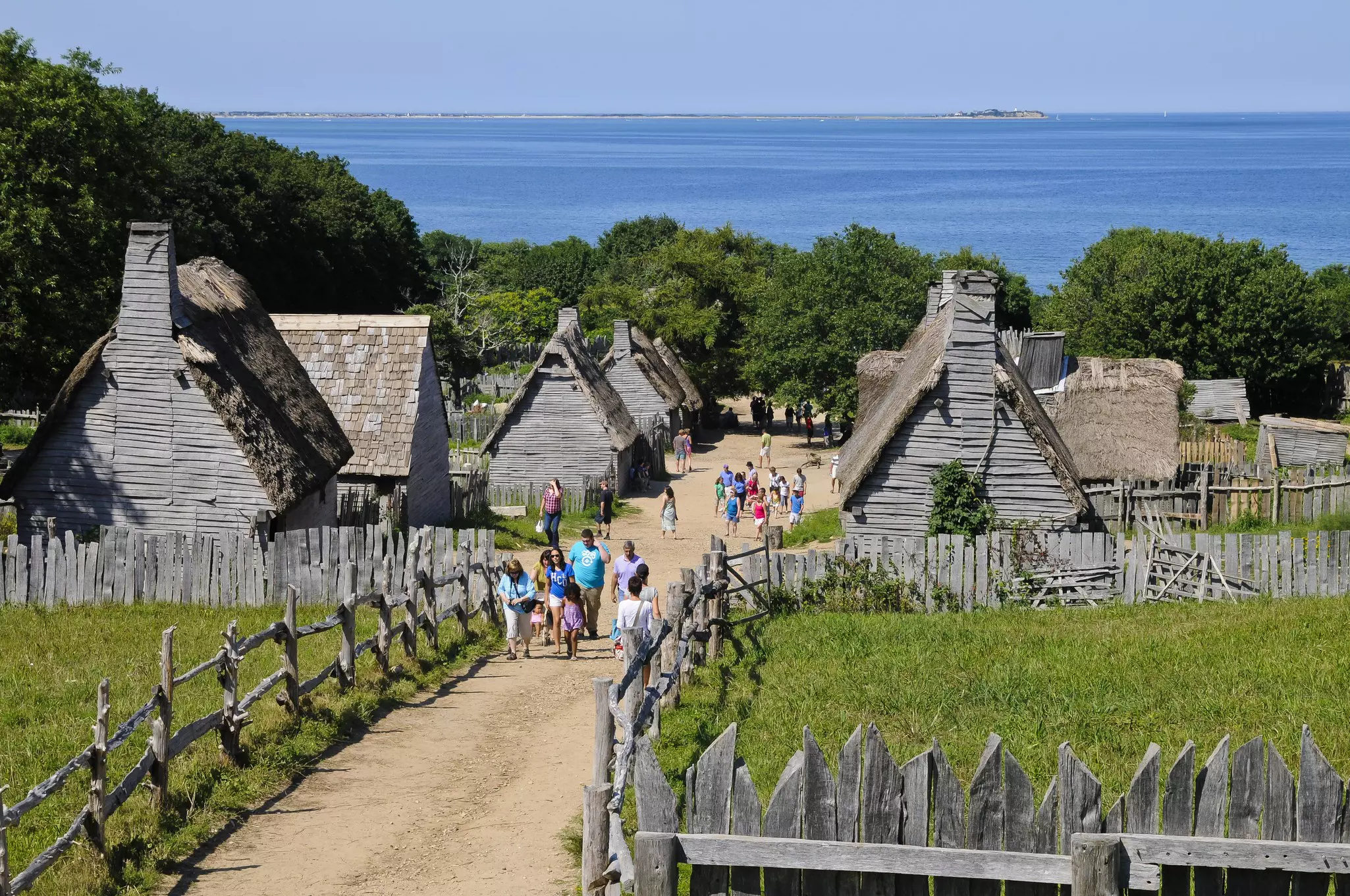 Experience what life was like for the Native people and recent Europeans settlers at Plimouth Plantation © Andreas Juergensmeier / Shutterstock