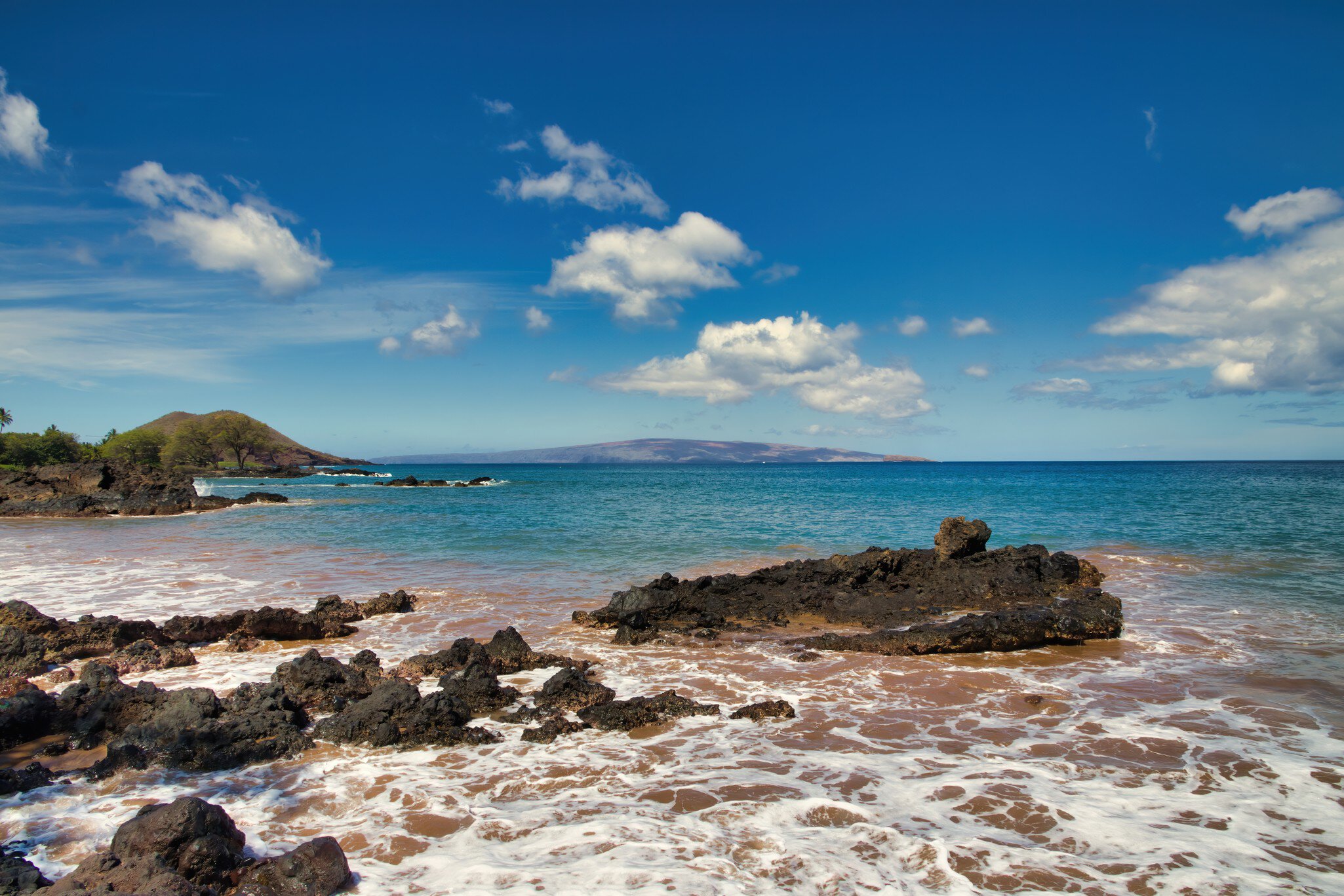 view from Makena Bay out to Kaoolawe on Maui.; Shutterstock ID 1770087971;