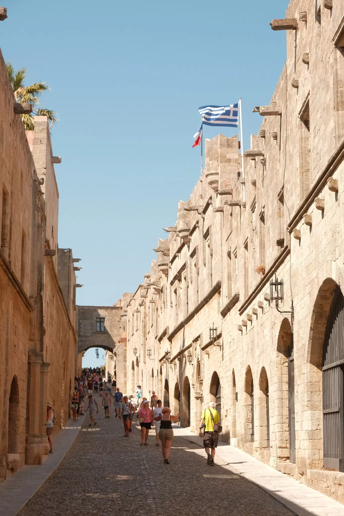 RHODES ISLAND , Rhodes city, Greece - 14.09.2022: View of Odos Ippoton the alley of the knight on the old town Rhodes, License Type: media, Download Time: 2025-12-04T17:22:47.000Z, User: LP_YKhanna, Editorial: true, purchase_order: 65050 - Digital Destinations and Articles, job: LP, client: App Content, other: Yuvraj Khanna