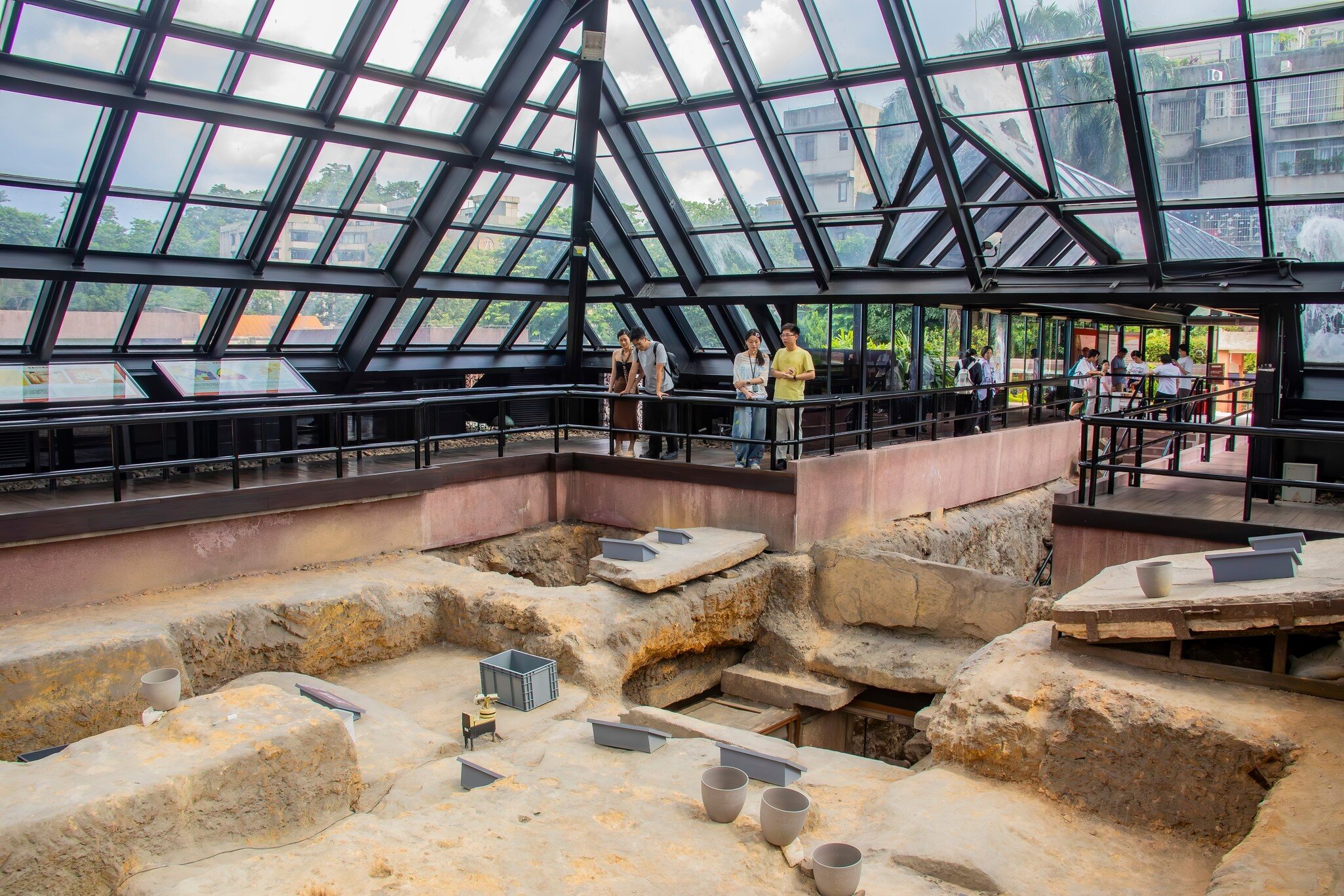 Guangzhou China 30th Aug 2025: Exhibition area of the Mausoleum of Nanyue King Zhao Mo, presenting the Western Han royal tomb and rich Nanyue heritage, in the Nanyue King Museum, License Type: media, Download Time: 2026-08-31T22:16:01.000Z, User: LP_NZhan, Editorial: true, purchase_order: 65050 - Digital Destinations and Articles, job: App Content, client: Lonely Planet App, other: Nadine Zhan