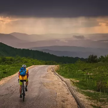 Cycling through a lonely and beautiful Serbia. Beliphotos / Shutterstock