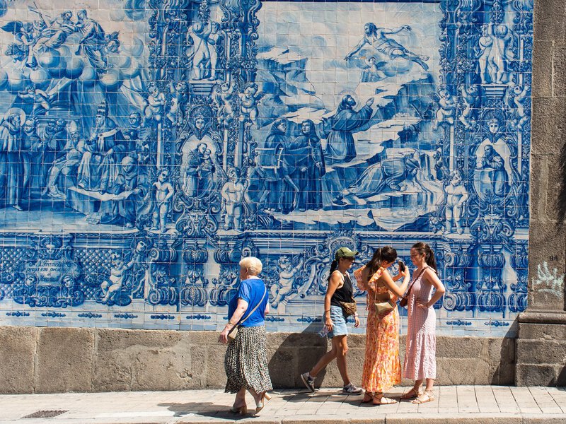 Tiled wall panels in Porto. Kerry Murray for Lonely Planet
