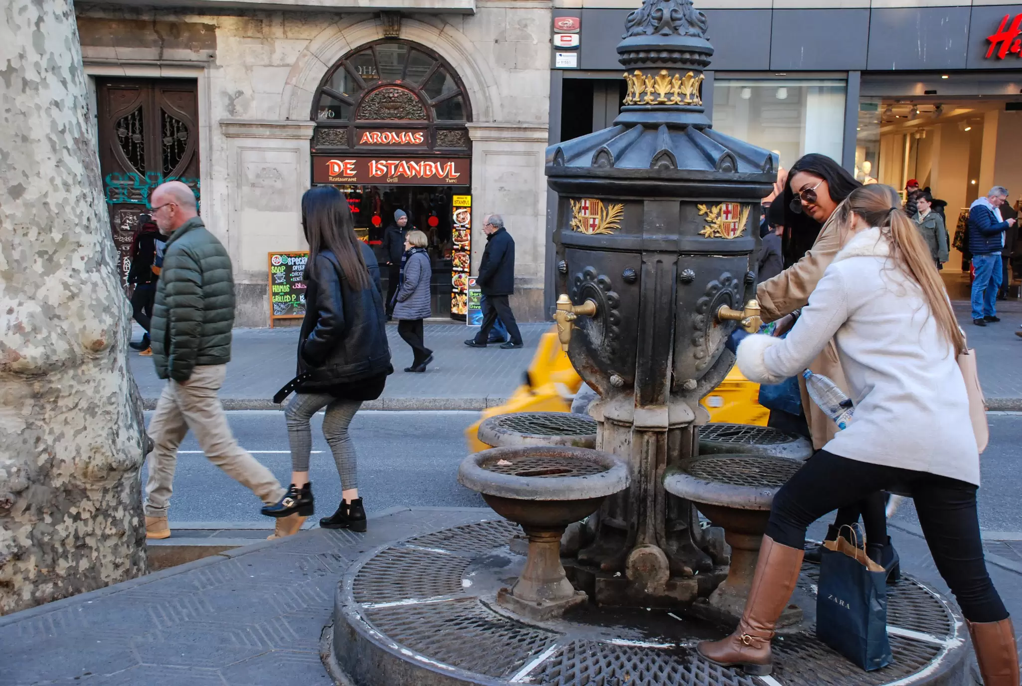 La Font de Canaletes on La Rambla