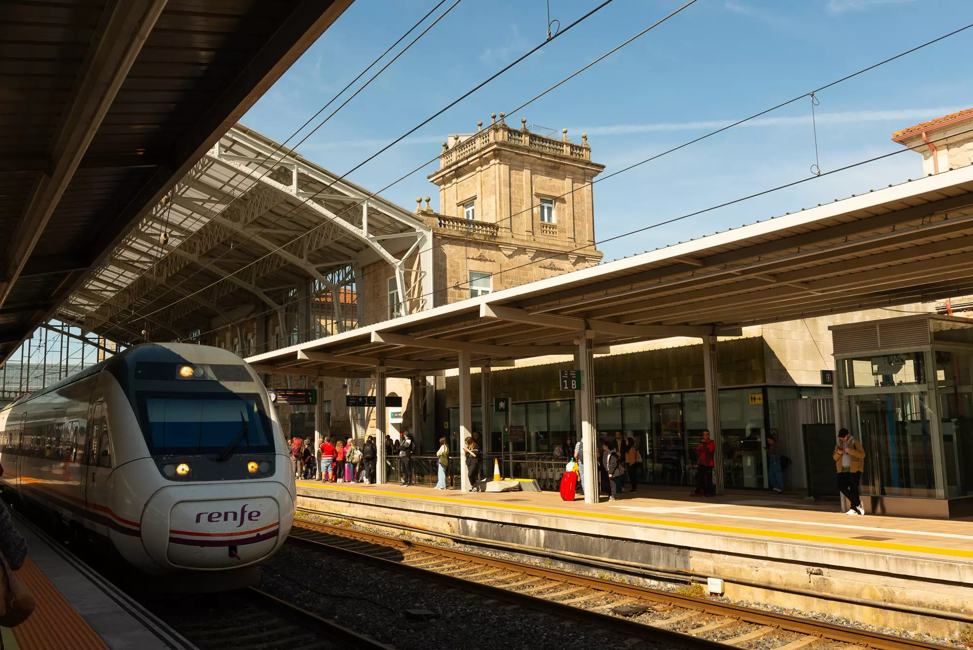 Train station at Santiago de Compostela © Austin Bush