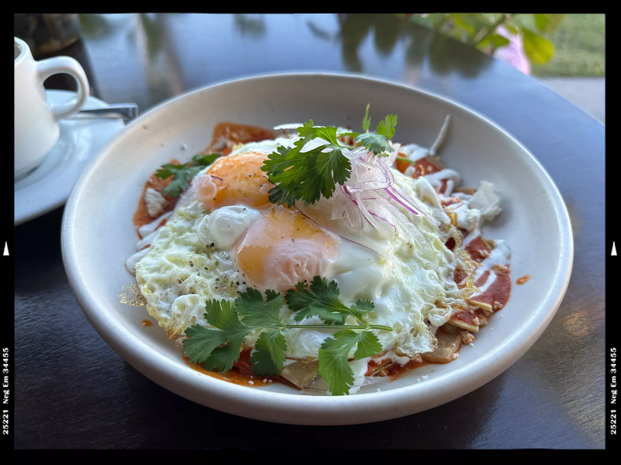 ​<br />Breakfast time: delicious chilaquiles at Playa Rosa Restaurant © Brekke Fletcher / Lonely Planet​