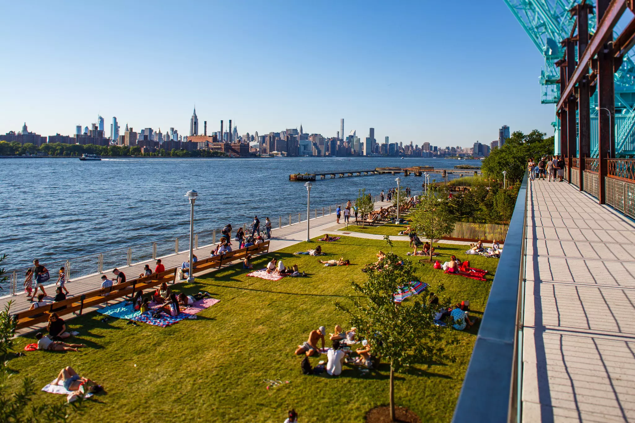 Domino Park in Williamsburg, Brooklyn. solepsizm/Shutterstock