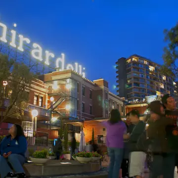 Ghirardelli Square.