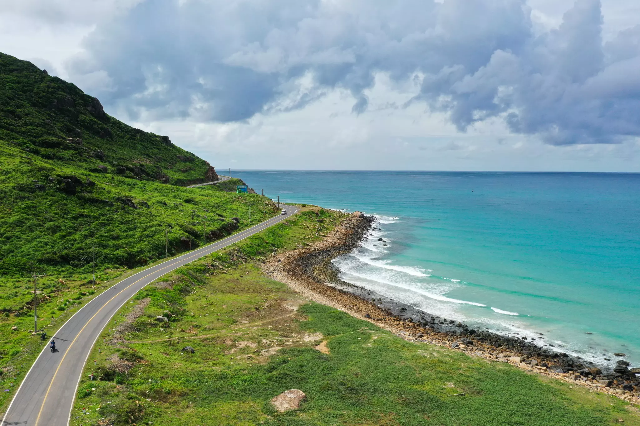 Ocean Rd in Con Dao Island, Vietnam. Tuan Nguyen Duy/Shutterstock