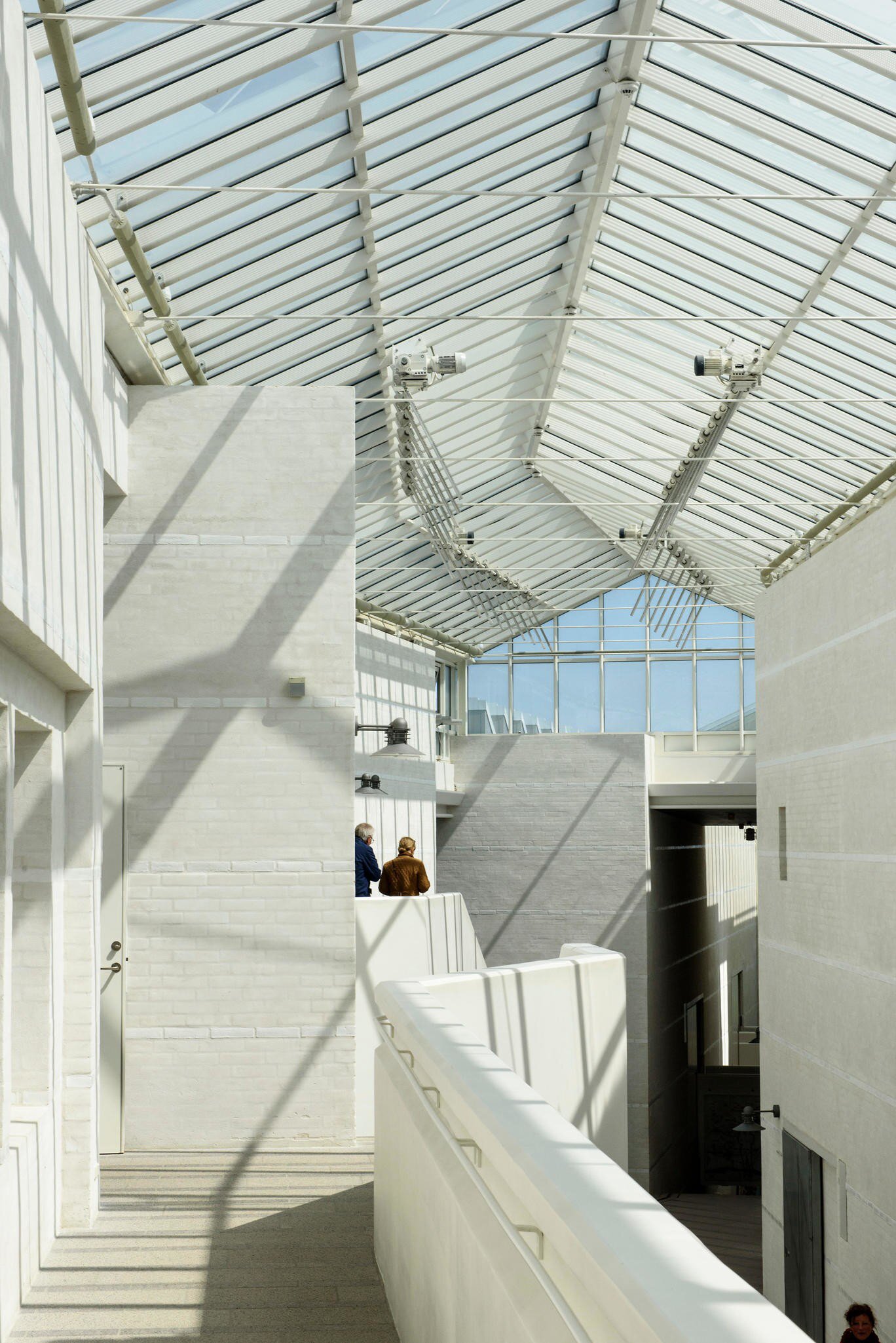 Interior of Bornholm Arts-Museum, Isle of Bornholm, Denmark.
