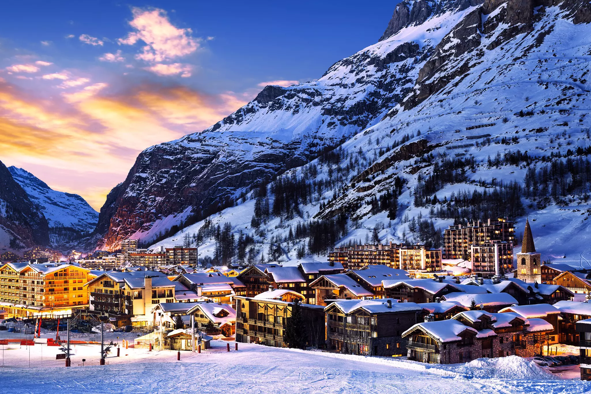 The popular ski town of Val d'Isere is the dream all-rounder resort © ventdusud / Getty Images
