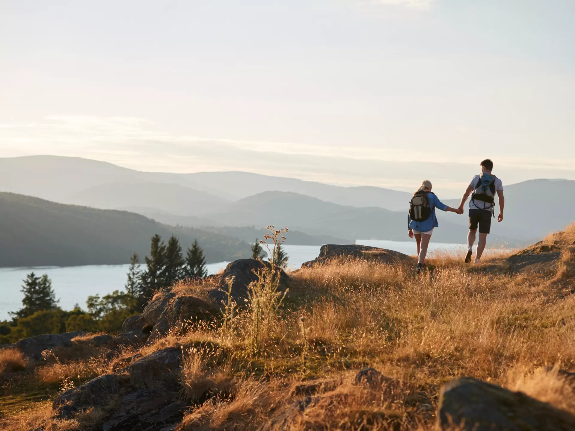 Couple walking hand-in-hand on a path in the Lake District.
1188687253
30s, active, adventure, backpack, beautiful, caucasian, climbing, copy space, countryside, couple, enjoyment, female, flare, hike, hiking, hill, holding hands, holiday, horizontal, lake, lake district, lens flare, loving, male, man, men, national park, nature, outdoors, people, person, rear view, rucksack, thirties, together, top, trail, two people, uk, vacation, walk, walking, woman, women