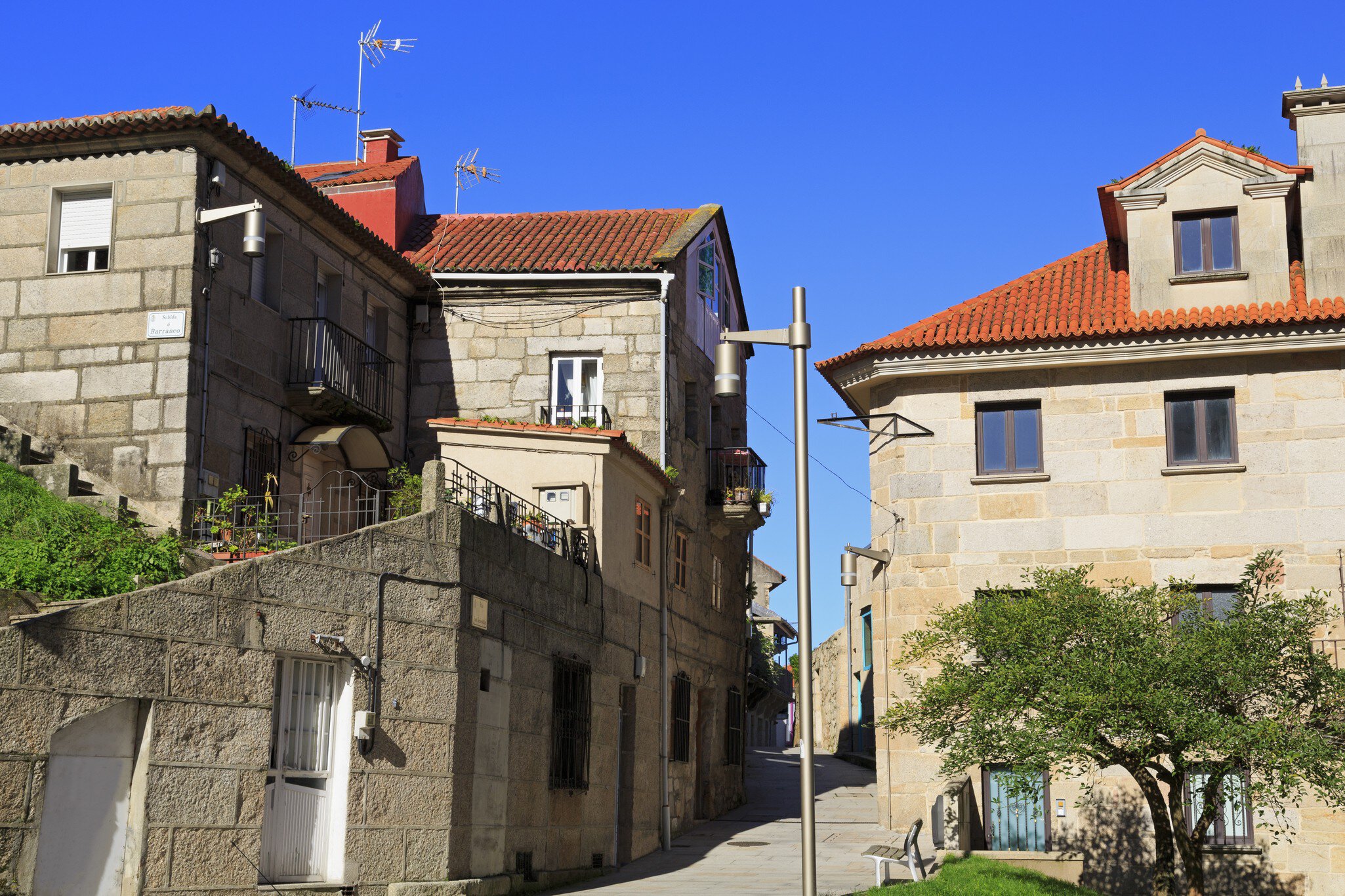 San Sebastion Street in Old Town Vigo