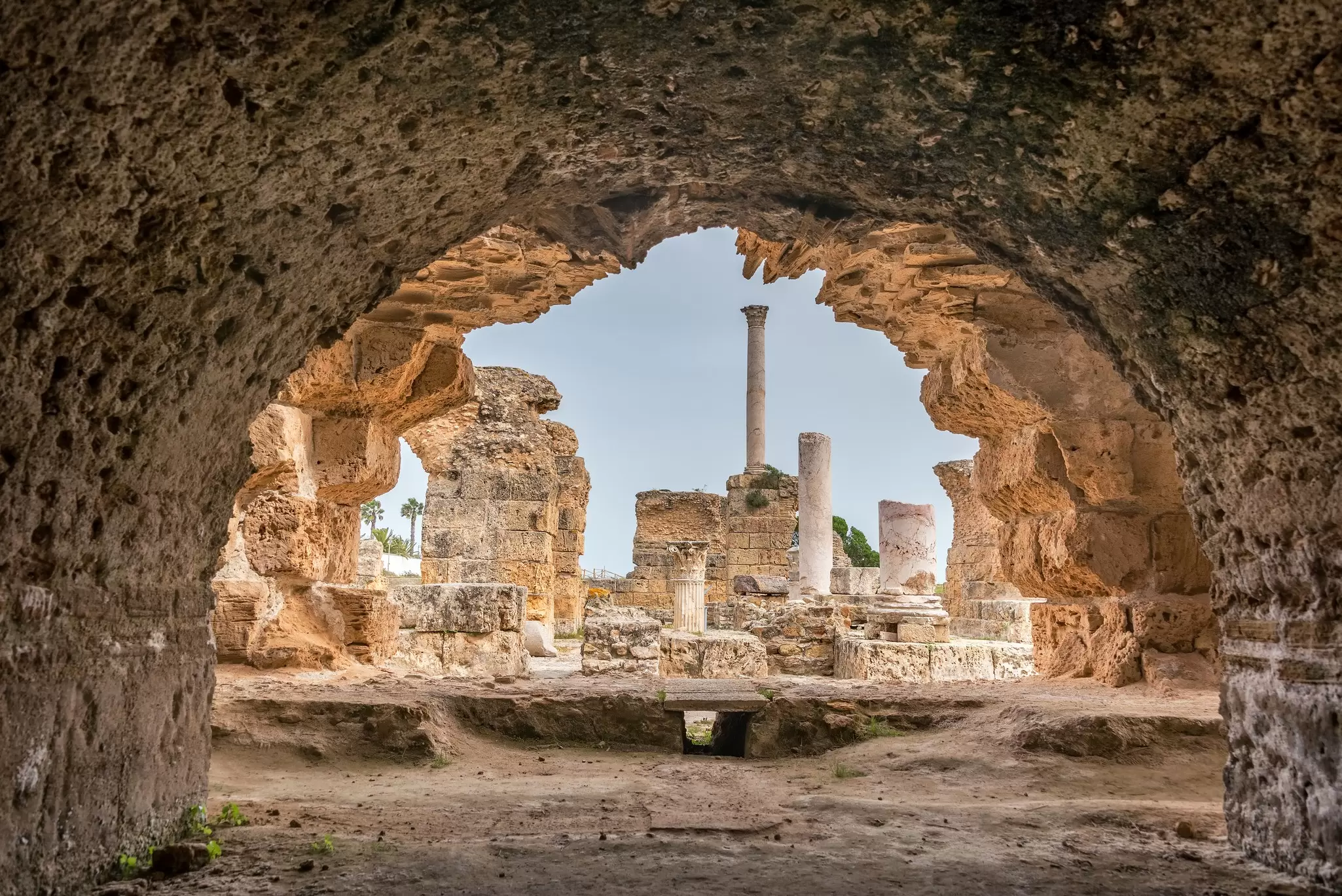 Antonine Baths in the ancient city of Carthage, Tunisia. Jess Kraft/Shutterstock