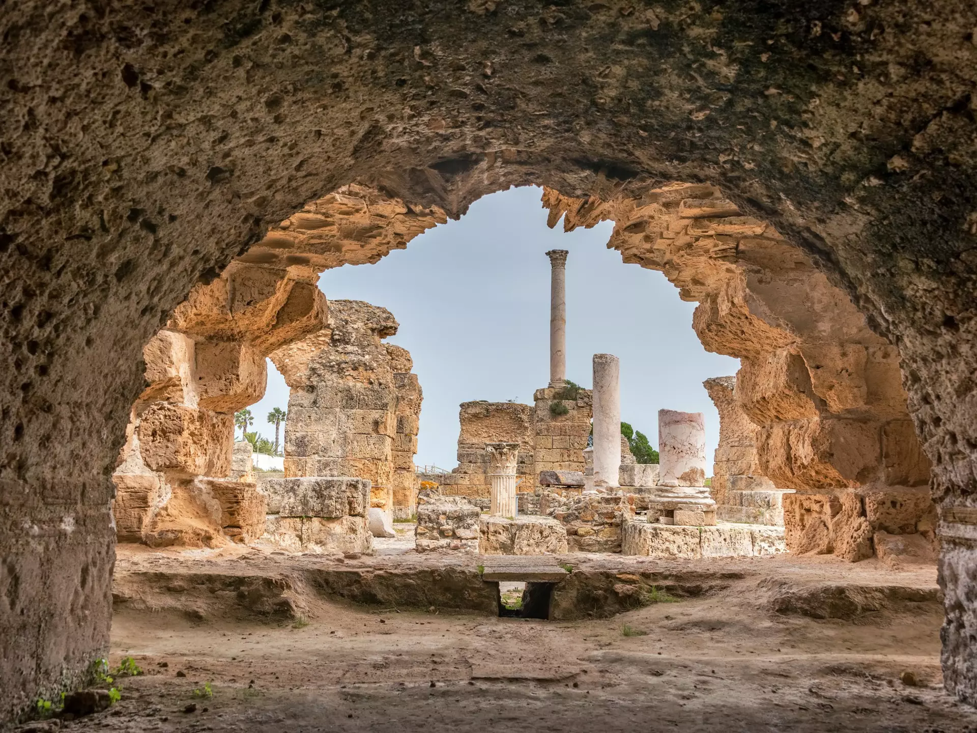 Antonine Baths in the ancient city of Carthage, Tunisia. Jess Kraft/Shutterstock
