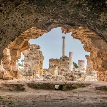 Antonine Baths in the ancient city of Carthage, Tunisia. Jess Kraft/Shutterstock