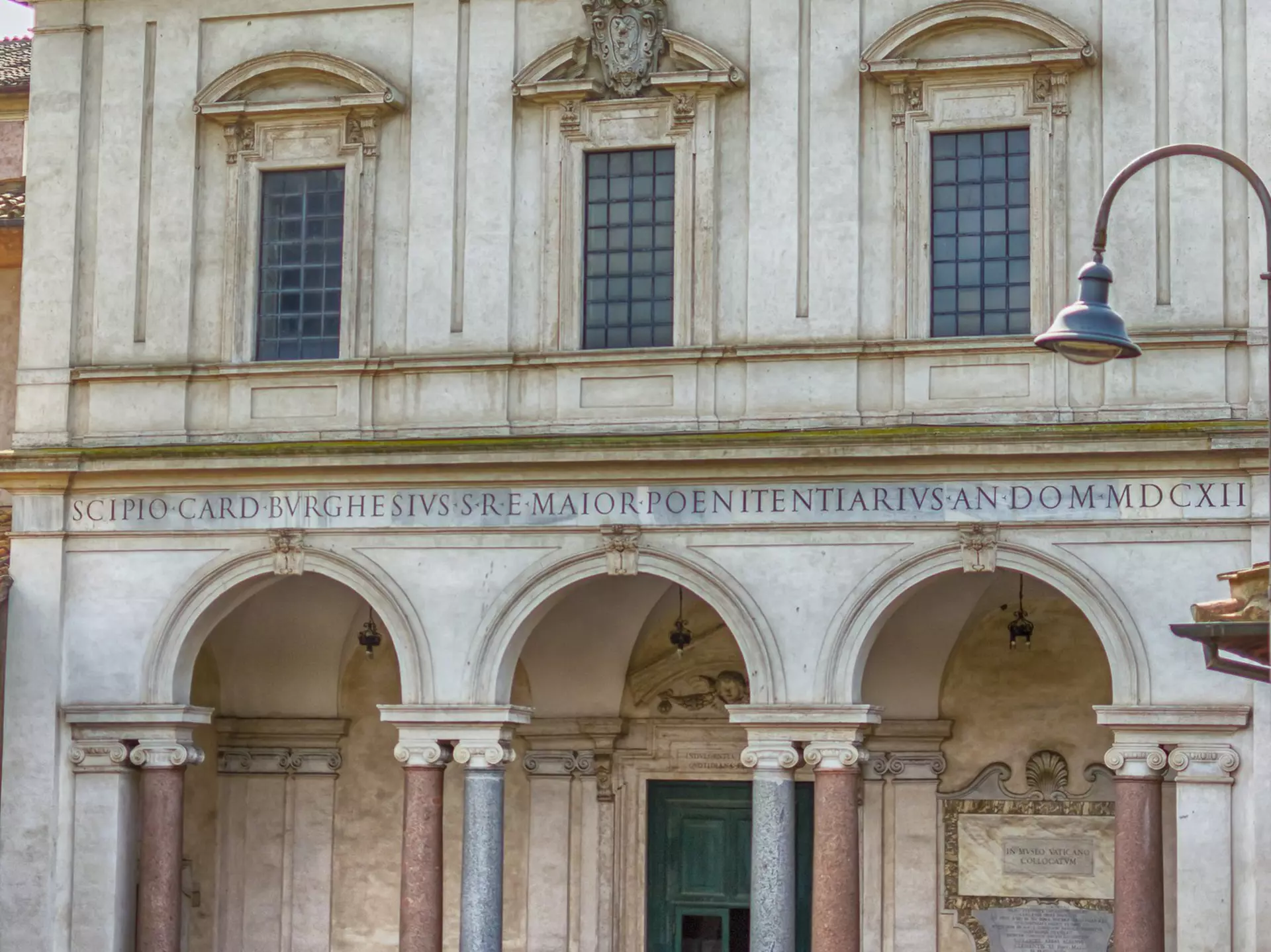 Exterior of the Basilica di San Sebastiano,  located along Via Appia Antica in Rome, Italy.