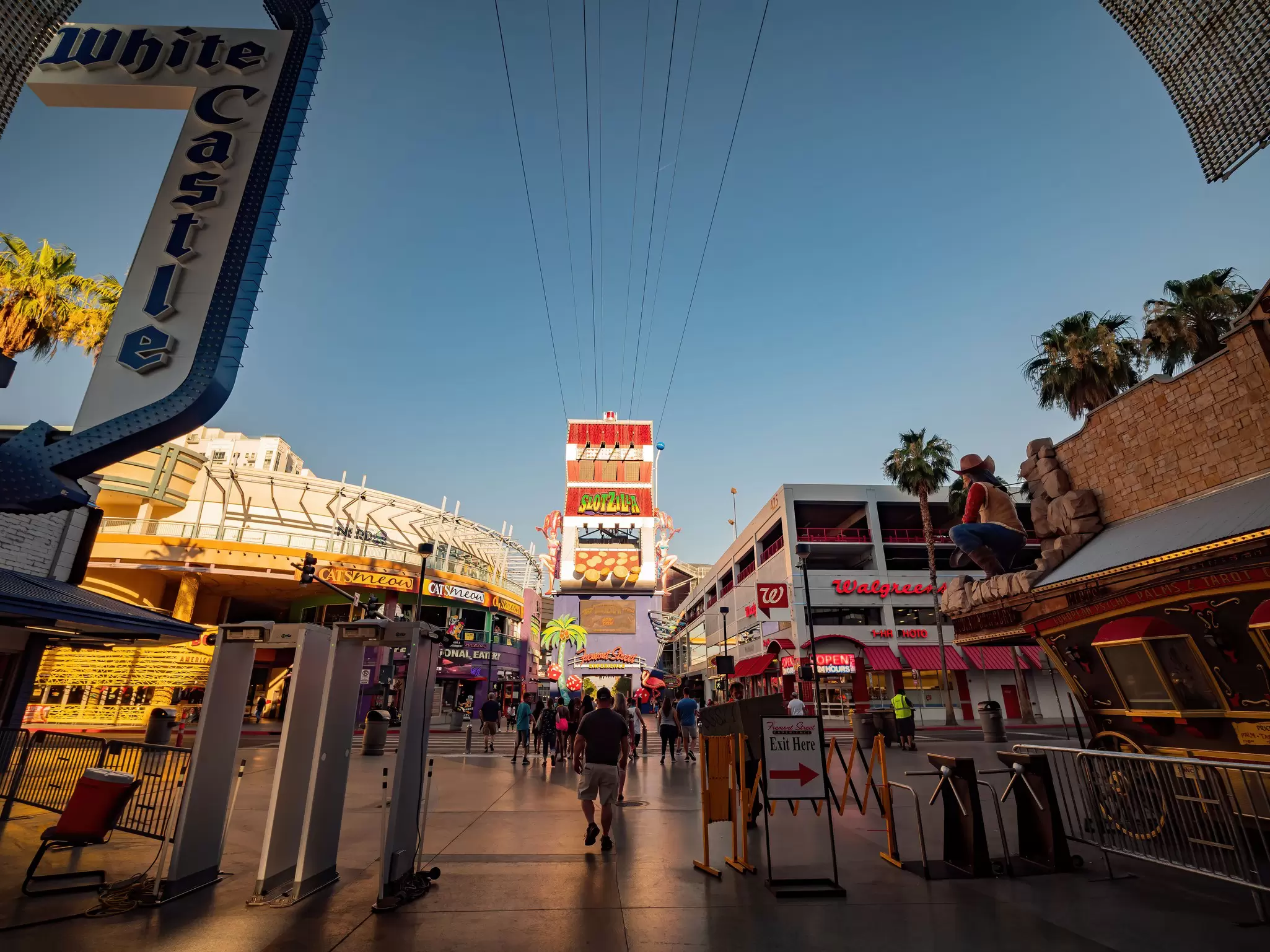 Las Vegas, JUN 23, 2020 -Afternoon view of the fun SlotZilla Zip Line in Downtown Las Vegas, License Type: media, Download Time: 2025-05-29T18:48:26.000Z, User: lonelyplanetmedia, Editorial: true, purchase_order: 65050 - Digital Destinations and Articles, job: Global Publishing WIP, client: Global Publishing WIP, other: Peterson Haggarty // SS Comp Ingestion