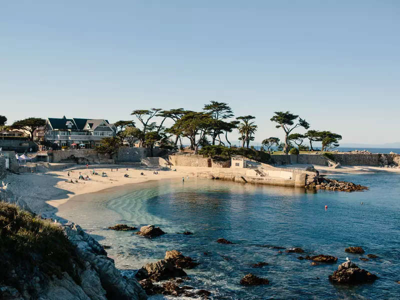 Lovers Point Beach, Monterey Bay.