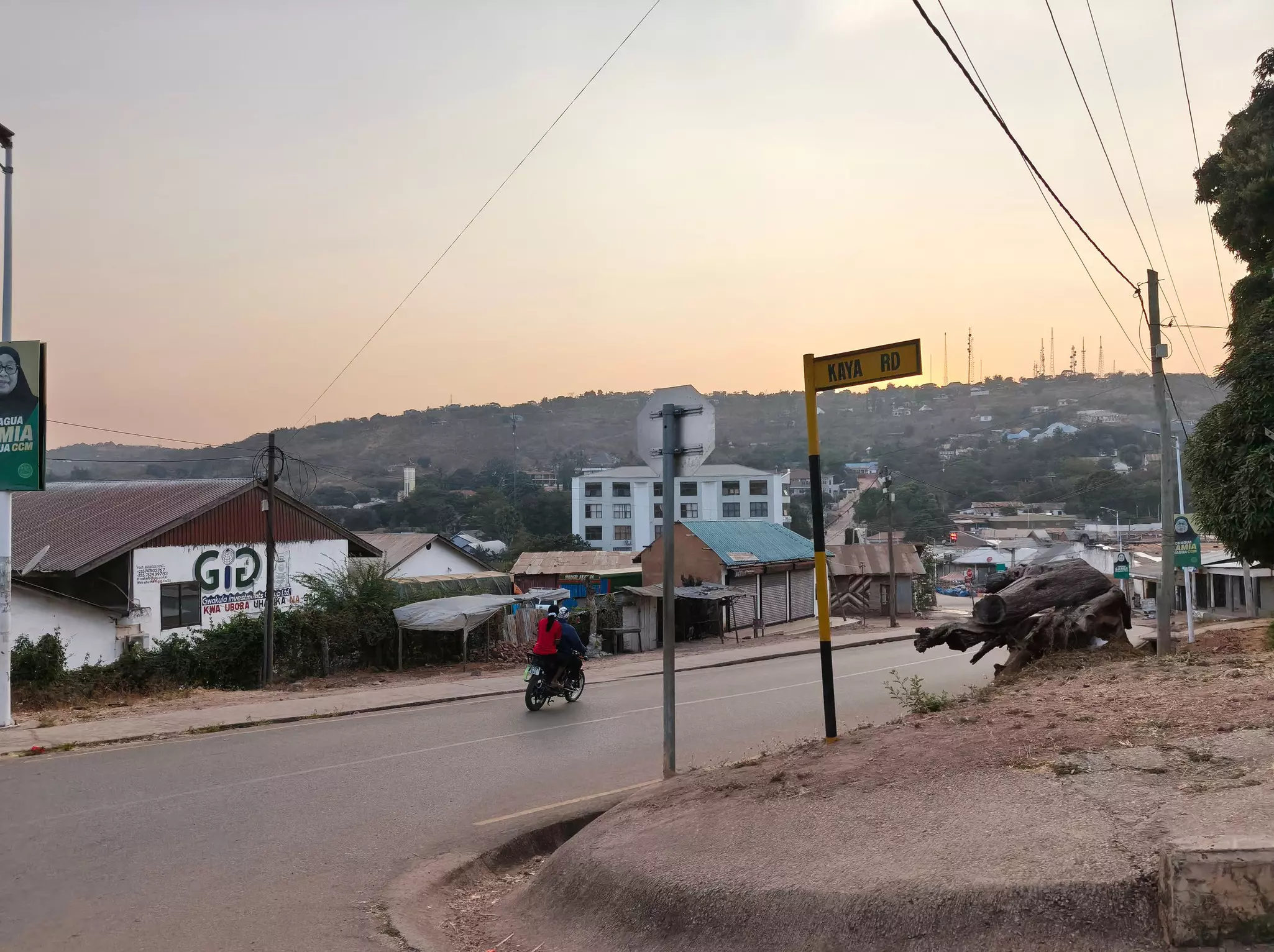 Tecno Partnerships V1
Evening riders on the road in TK, Tanzania. 
Osse Greca Sinare for Lonely Planet