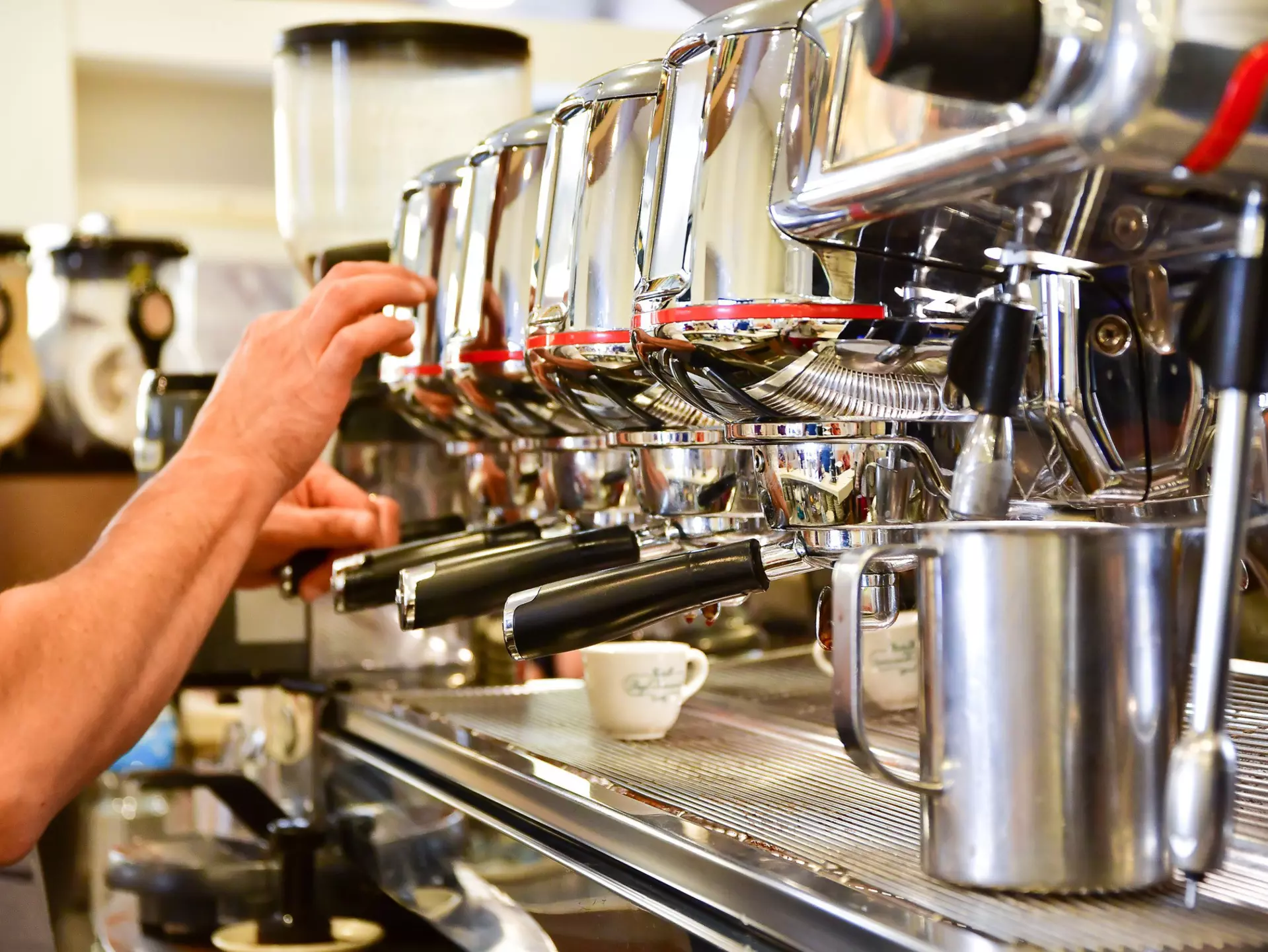 Espresso coffee machine inside an Italian bar in Florence.
1237710028
background, bar, barista, beverage, breakfast, brown, brush, business, cafeteria, caffeine, cappuccino, caucasian, closeup, coffee, counter, cup, dispenser, drink, espresso, espresso bar, espresso coffee, espresso machine, florence italy, hand, hot, house, italian, italian bar, italian cafe, italian coffee, machine, machines, made in italy, make, maker, man, mill, morning, people, pouring, prepare, professional, restaurant, service, steam, steel, tool, two, vintage, work