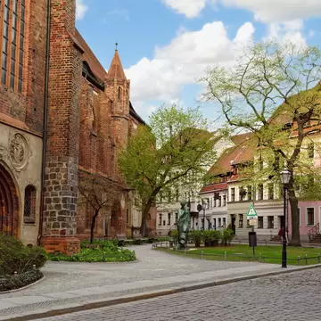Nikolaiviertel (Nicholas quarter), a picturesque old district in the central part of Berlin, Germany.  
