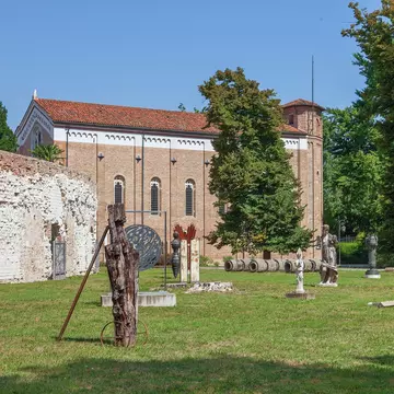 Exterior of the Musei Civici degli Eremitani in Padua, Italy