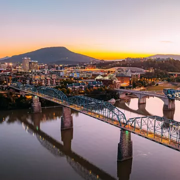 Chattanooga on the banks of the Tennessee River. Jeremy Poland/Getty Images