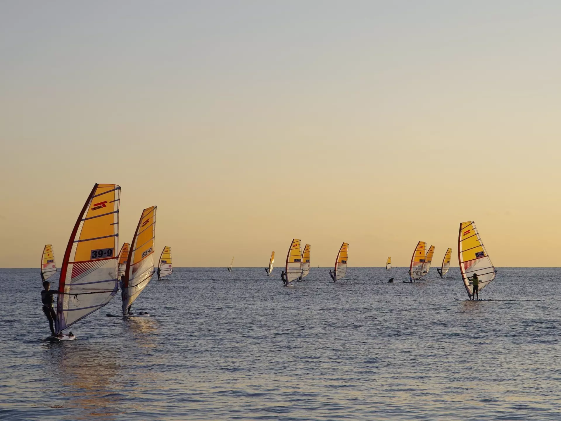 Windsurfers off of Yuigahama Beach, Kamakura. Kazuno William Empson/Shutterstock
