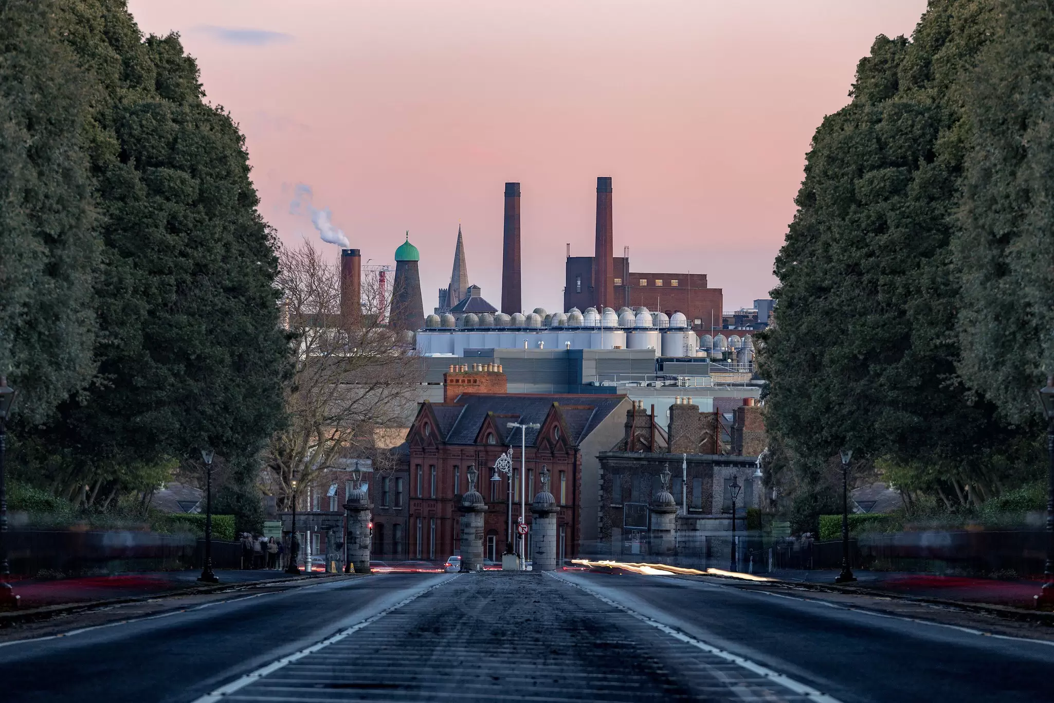 Guinness Brewery Dublin, viewed from Phoenix Park