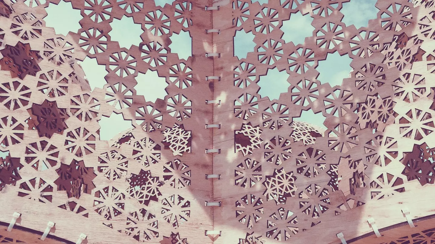 Art structure on Burning Man in 2014 ©DOSer/Getty Images