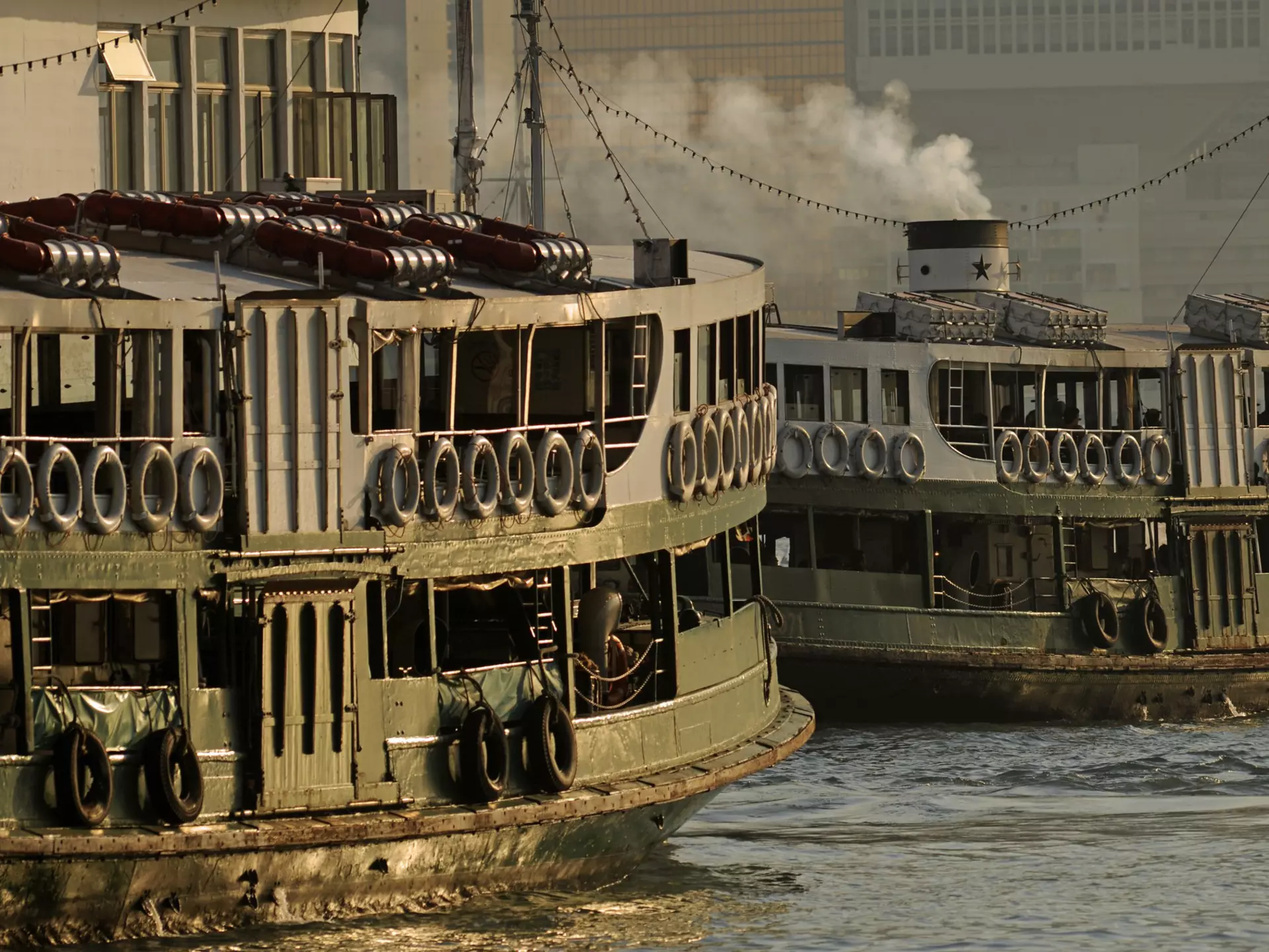 Iconic Star Ferries crossing Victoria Harbour between Kowloon and Hong Kong island.
Lonely Planet Traveller Magazine, Issue 5, Hong Kong-Where worlds colide