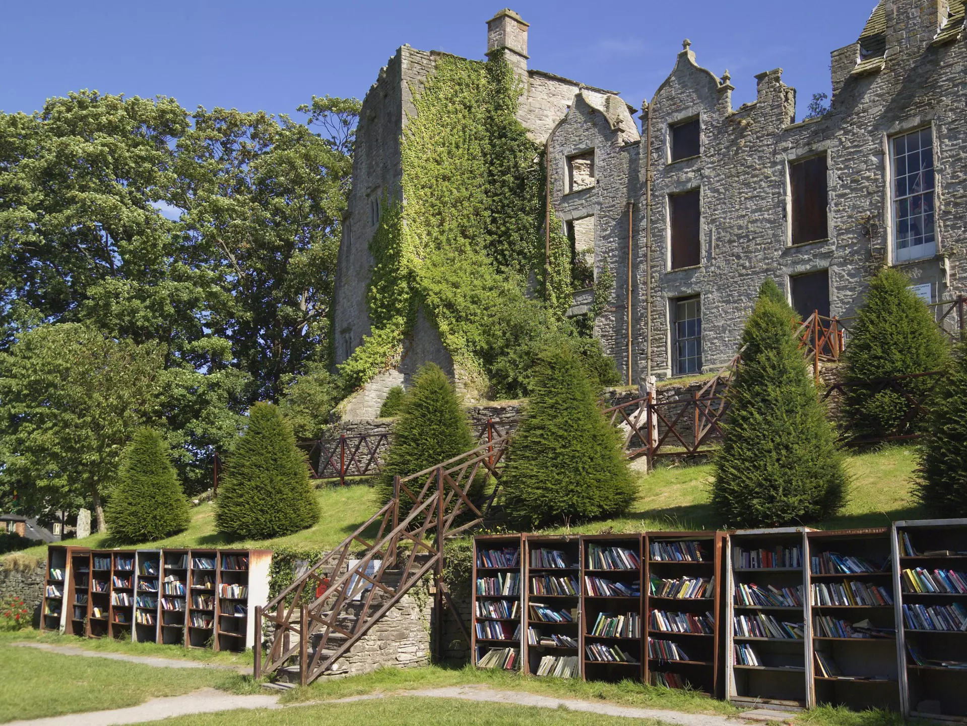 Famous for its bookstores, Hay-on-Wye is also a great base for exploring the Welsh borders. P A Thompson/Getty Images
