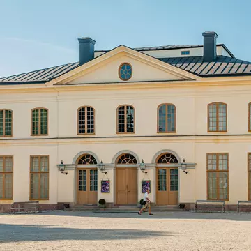 Stage of the theatre at Drottningholm Palace (Drottningholms slottsteater) in Stockholm, Sweden
