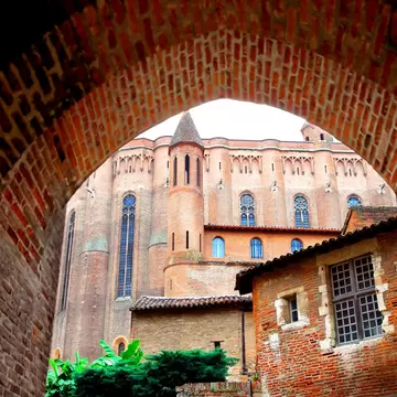 View on Cathedral of Ste-Cecile in town of Albi in south France; Shutterstock ID 9695551; your: Sloane Tucker; gl: 65050; netsuite: Online Editorial; full: POI